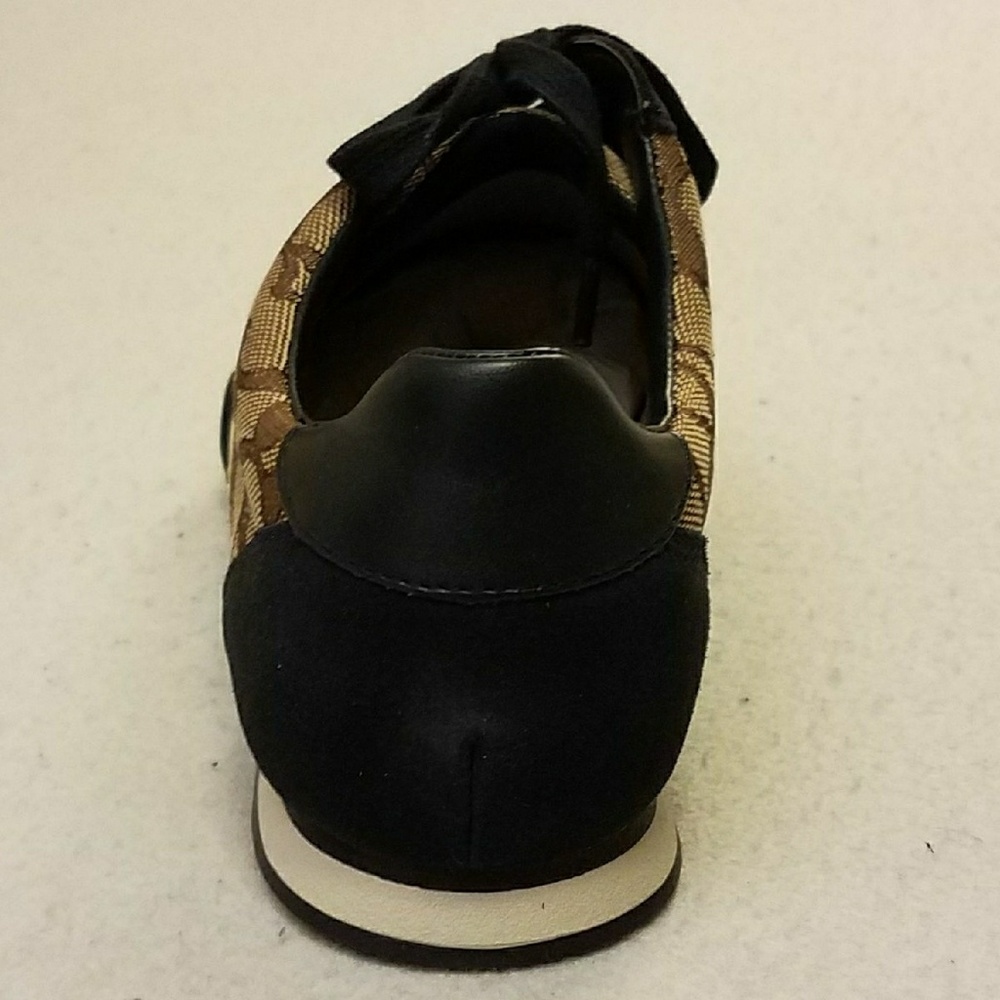 New Coach Blue Kelson Low Top Suede 8.5 Sneakers - Picture 5 of 6